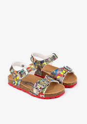 Cosmics Print Bio Sandals