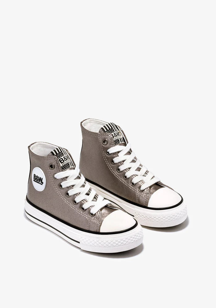 UNISEX LEAD BASIC HI-TOP NAPA SNEAKERS