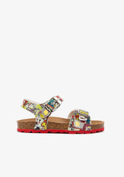 Cosmics Print Bio Sandals