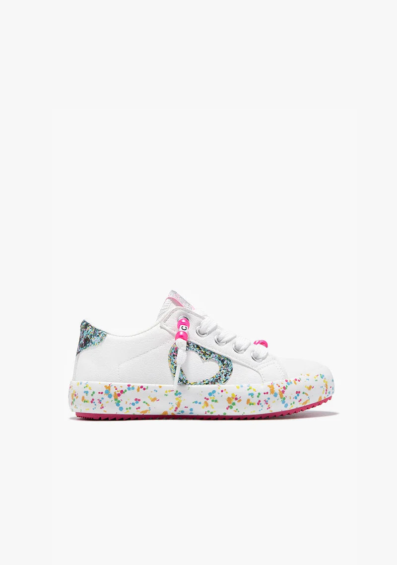 Confetti Glitter White Sneakers