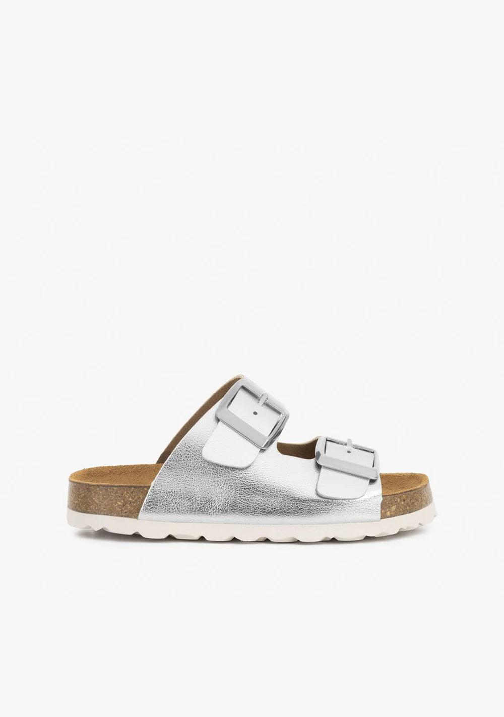 Girl's Silver Buckle Bio Sandals