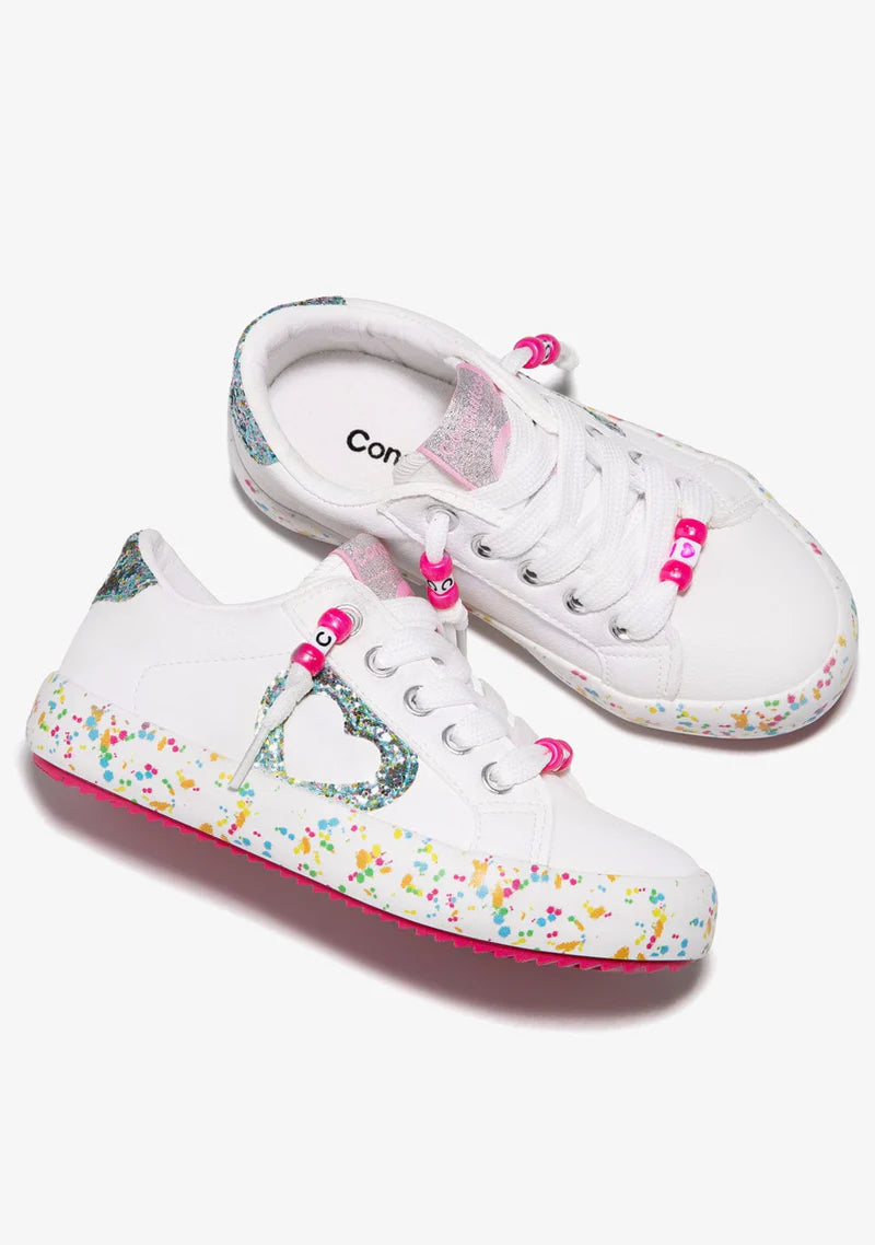 Confetti Glitter White Sneakers