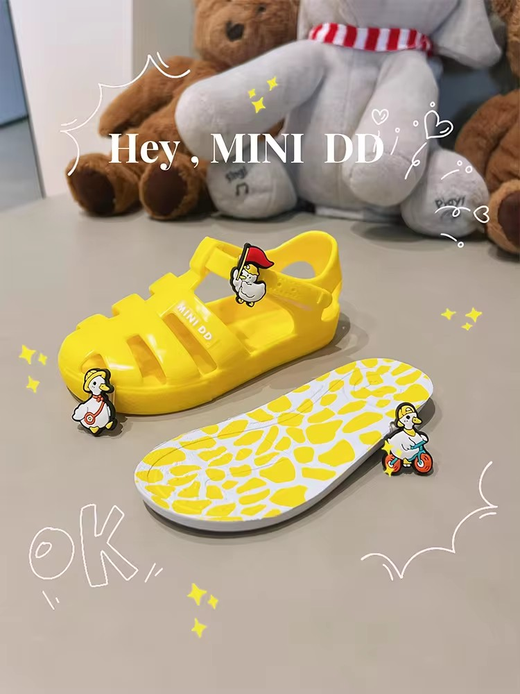 MINI DD Jelly Removeable Charm Sandals