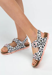 Bio Leopard Sandals