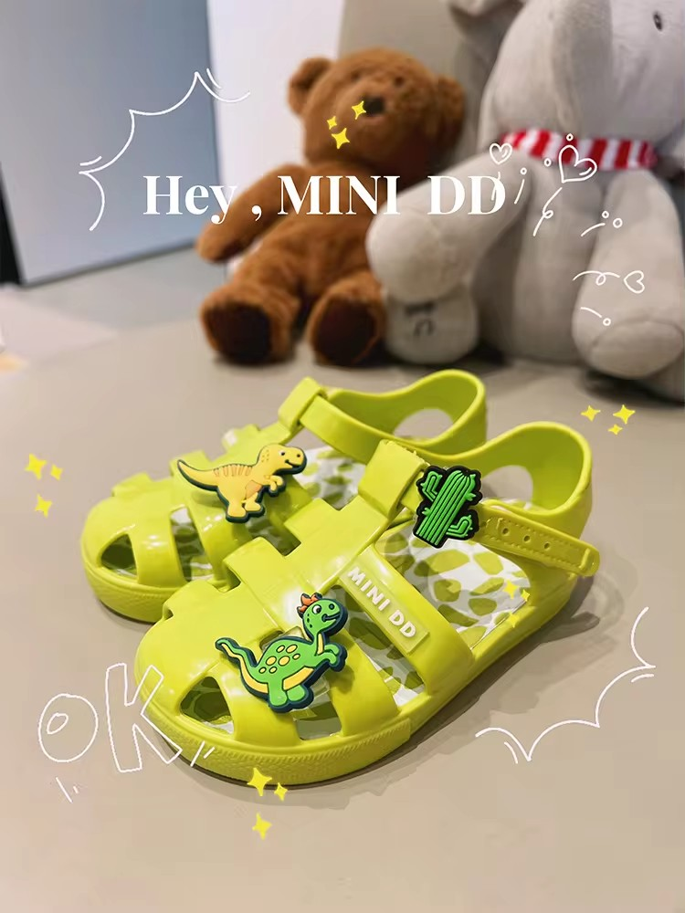 MINI DD Jelly Removeable Charm Sandals