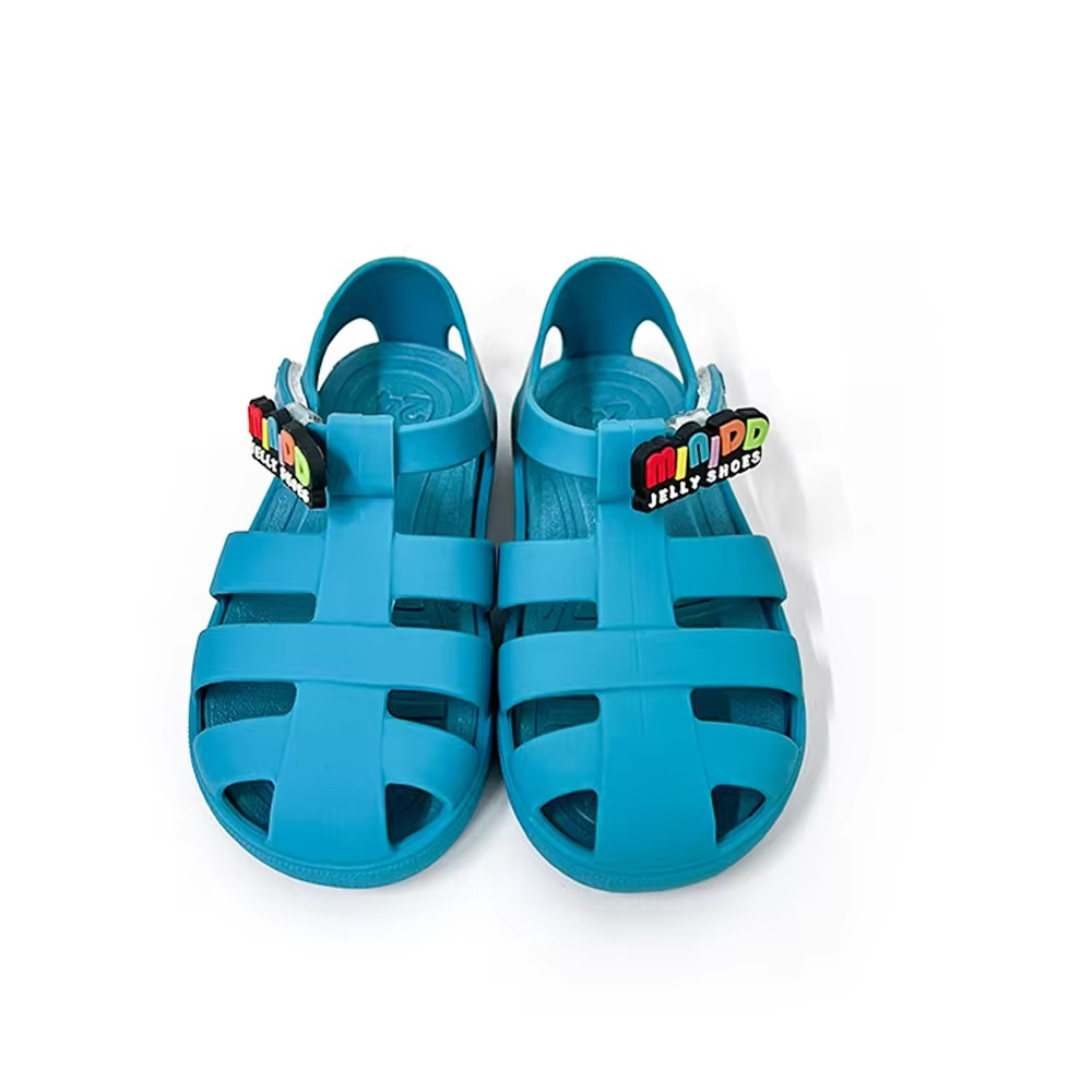 Mini DD Matted Jelly Sandals Sea Blue